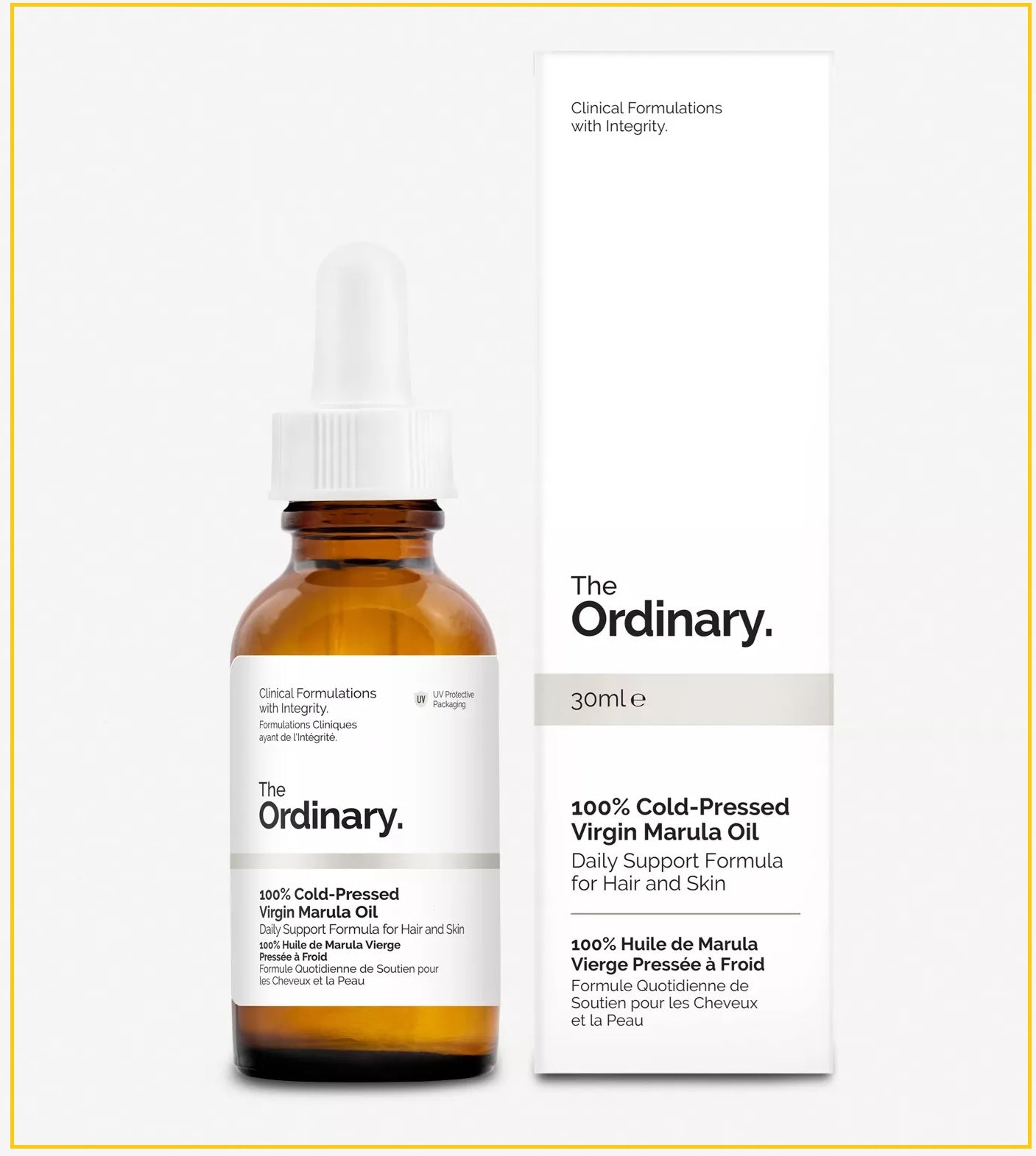 THE ORDINARY 冷壓初榨馬魯拉保濕修復油 100% COLD-PRESSED VIRGIN MARULA OIL 30ML