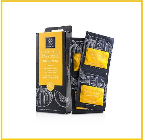 APIVITA 艾蜜塔南瓜排毒速效面膜套裝 EXPRESS BEAUTY FACE MASK WITH PUMPKIN (DETOX) DUO SET 6X2X8ML