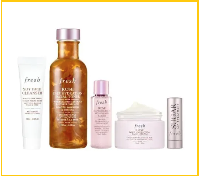 FRESH PERFECTLY DEWY SKIN & LIPS SET 玫瑰水潤美肌禮盒