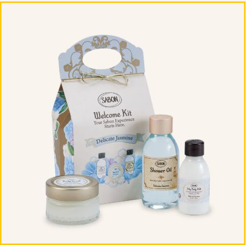 SABON DISCOVERY BODY RITUAL KIT DELICATE JASMINE 野茉莉三件套