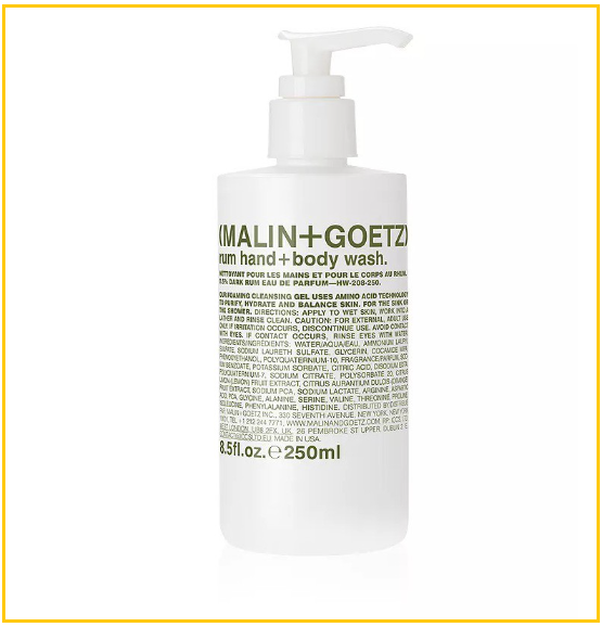 MALIN + GOETZ RUM HAND + BODY WASH 250ML 甜酒身體及手部潔膚露