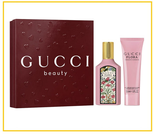 GUCCI FLORA GORGEOUS GARDENIA EAU DE PARFUM & BODY LOTION DUO SET