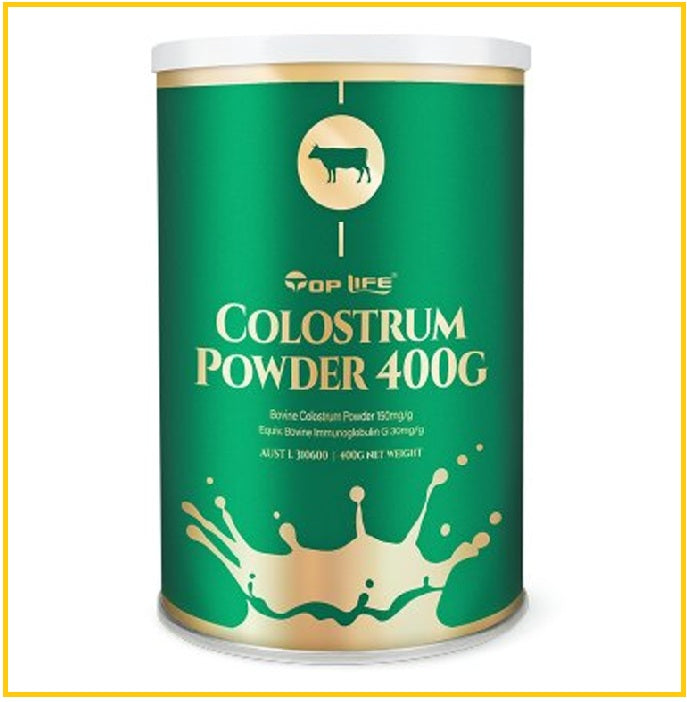 TOPLIFE 牛初乳粉 COLOSTRUM POWDER IGG 3000MG 400G