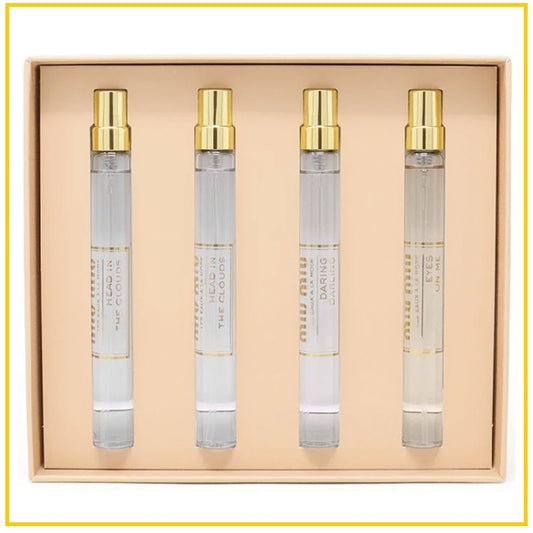 MIU MIU 繆繆淡香水禮品套裝 LES EAUX A LA MODE PEN SPRAY SET 10ML X4