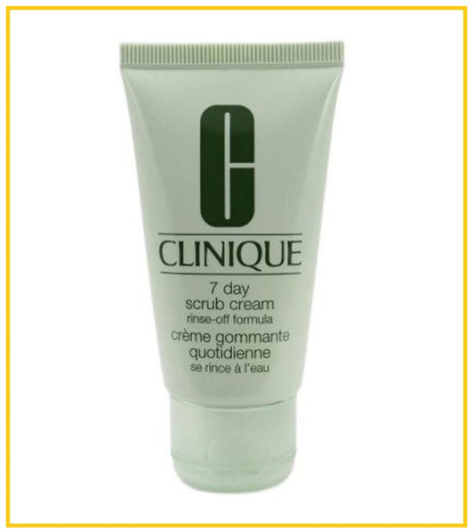 CLINIQUE 7 Day Scrub Cream Rinse-Off Formula 30ml Sample