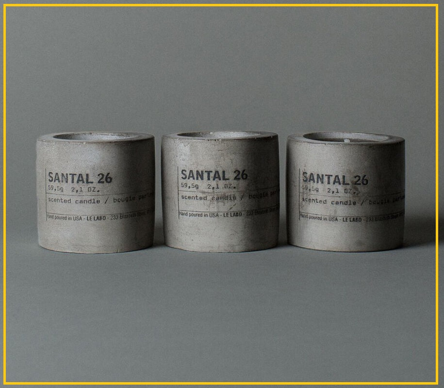 LE LABO 水泥罐蠟燭三件套裝 SANTAL 26 MINI CONCRETE CANDLES SET