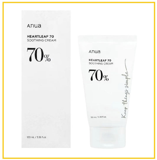 ANUA 魚腥草70%舒緩修復面霜 HEARTLEAF 70% SOOTHING CREAM 100ML