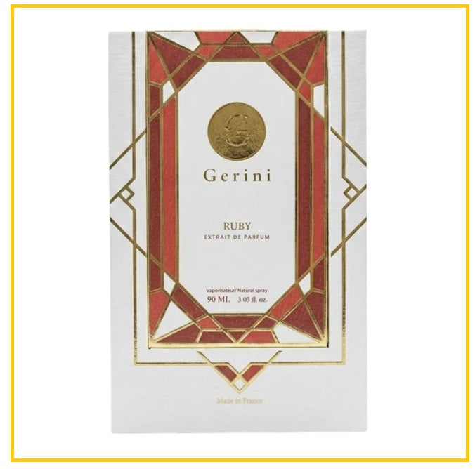 GERINI 杰日尼水晶系列紅寶石濃香水 CRYSTAL RUBY EXTRAIT DE PARFUM 90ML