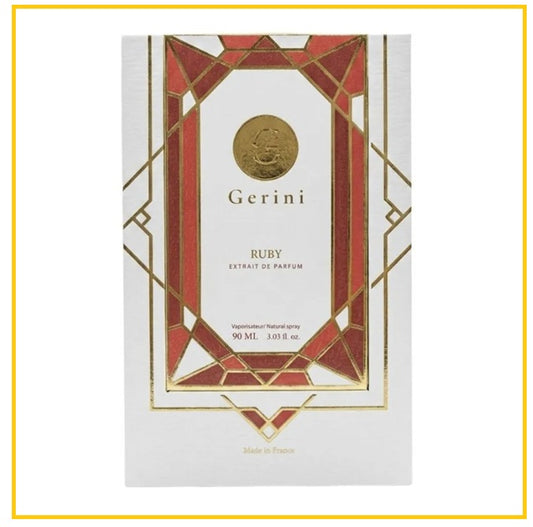 GERINI 杰日尼水晶系列紅寶石濃香水 CRYSTAL RUBY EXTRAIT DE PARFUM 90ML