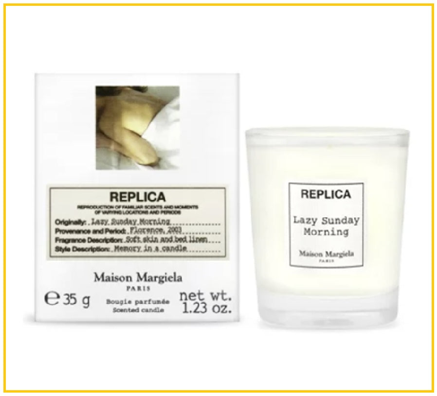 MAISON MARGIELA 馬丁馬吉拉慵懶週末蠟燭小樣 MMM REPLICA LAZY SUNDAY MORNING CANDLE 35G