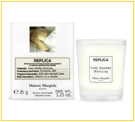 MAISON MARGIELA 馬丁馬吉拉慵懶週末蠟燭小樣 MMM REPLICA LAZY SUNDAY MORNING CANDLE 35G