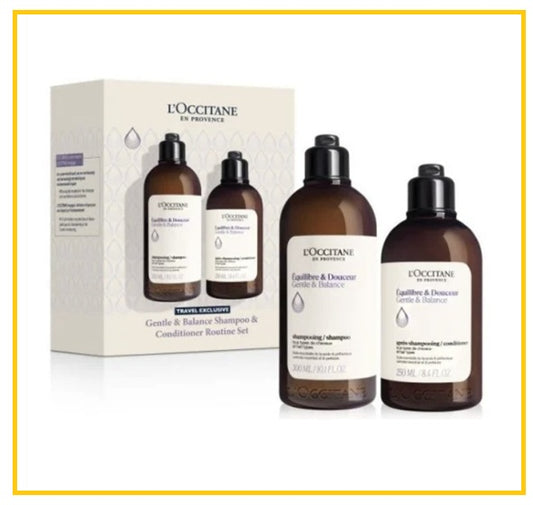 L'OCCITANE 歐舒丹草本平衡兩件套裝 LOCCITANE GENTLE & BALANCE SHAMPOO & CONDITIONER ROUTINE DUO SET