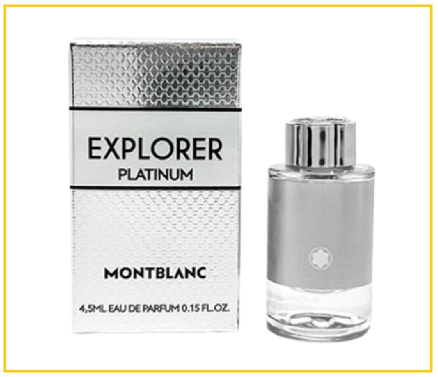 MONTBLANC 萬寶龍冰峰旅者濃香水小樣 MONT BLANC EXPLORER PLATINUM MEN EDP 4.5ML
