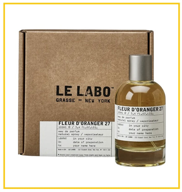 LE LABO 實驗室27號橙花濃香水 FLEUR D'ORANGER 27 PERFUME EDP 100ML