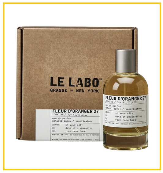 LE LABO 實驗室27號橙花濃香水 FLEUR D'ORANGER 27 PERFUME EDP 100ML