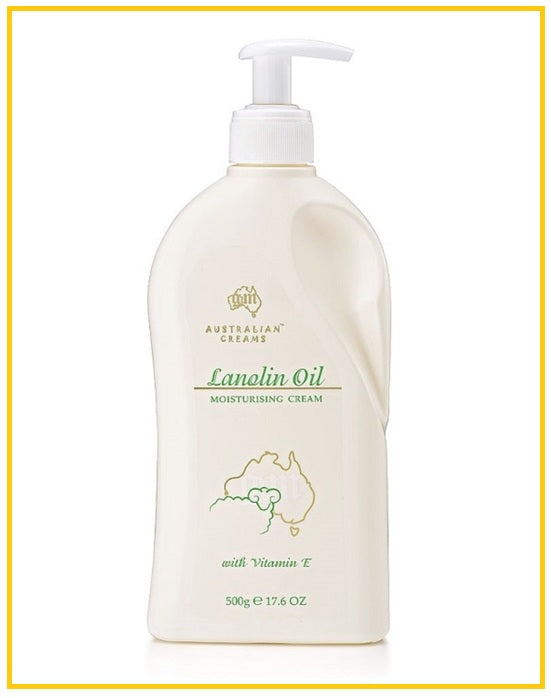 G&M 澳芝曼綿羊油維E身體乳 LANOLIN OIL VITAMIN E BODY MOISTURIZING CREAM 500G