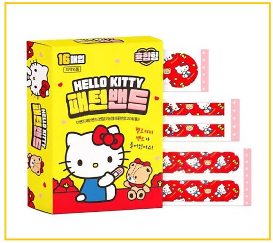 HELLO KITTY Patterned Bandages 16pcs