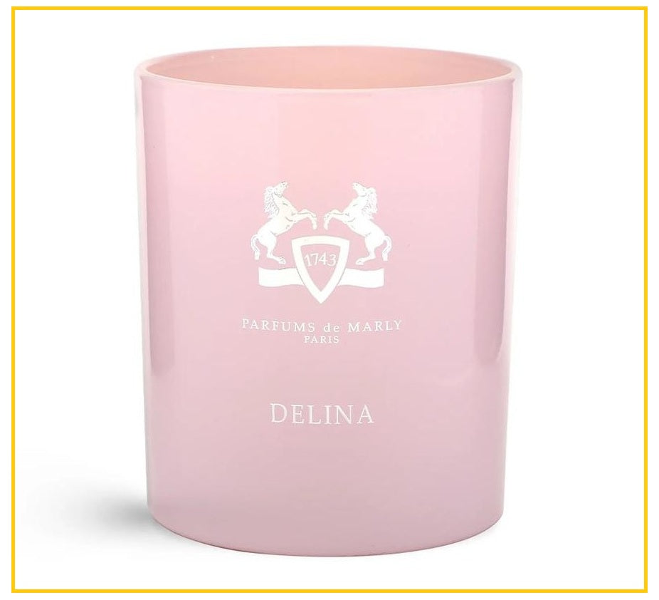 PARFUMS DE MARLY 瑪麗之香玫瑰德利娜香氛蠟燭 DELINA CANDLE 180G