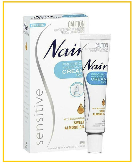 NAIR 敏感肌膚面部脫毛膏 SENSITIVE PRECISION HAIR REMOVAL CREAM FACE 20G