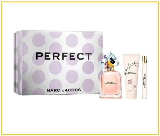 MARC JACOBS 莫傑馬克雅克布完美女士濃香水身體乳套裝 PERFECT WOMENS 3PCS GIFT SET