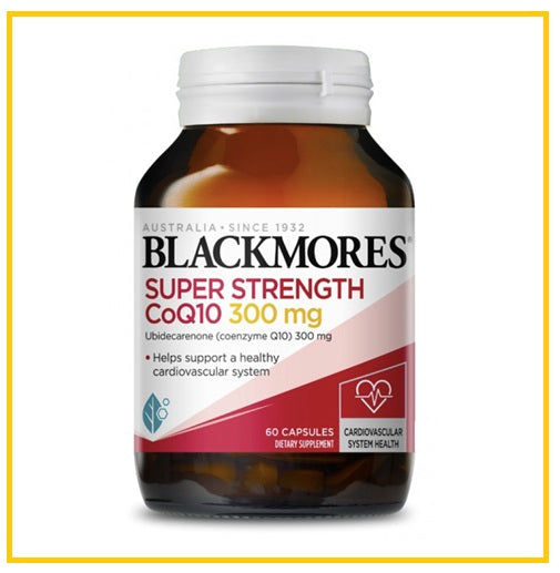 BLACKMORES 澳佳寶高濃度輔酶Q10膠囊60粒 SUPER STRENGTH COQ10 300MG 60 CAPSULES