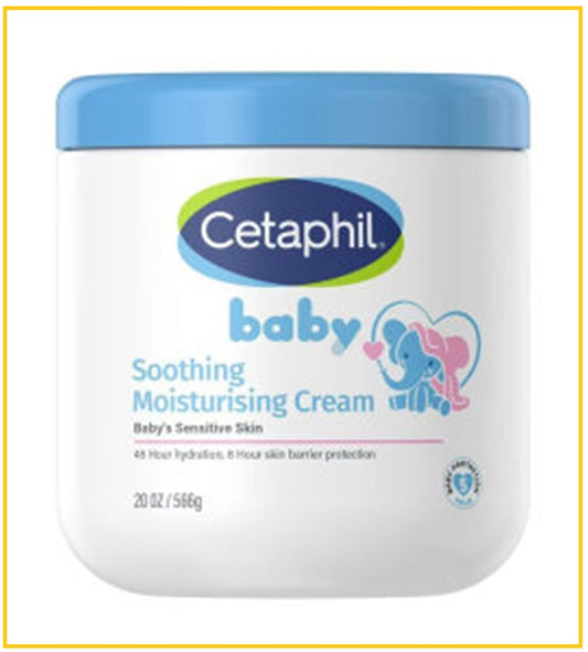 CETAPHIL BABY SOOTHING MOISTURISING CREAM (G6PD friendly formula) 566G