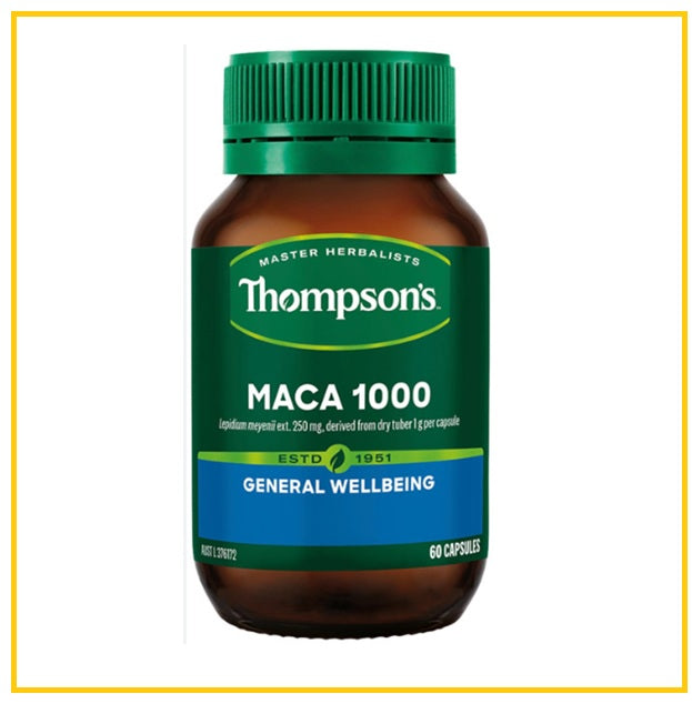 THOMPSON'S 湯普森瑪卡精華膠囊60粒 MACA 1000 60 CAPSULES
