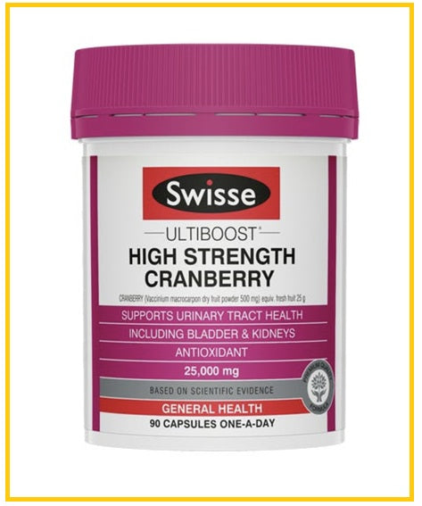 SWISSE High Strength Cranberry Extract 90 Capsules