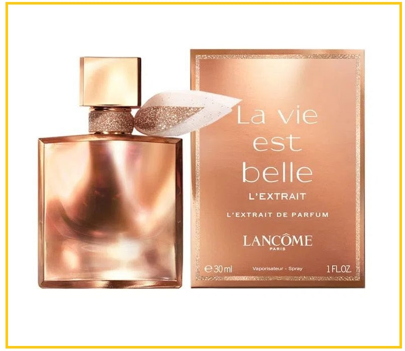 LANCOME 蘭蔻美麗人生女士香水金色限定版 LA VIE EST BELLE L'EXTRAIT DE PARFUM 30ML