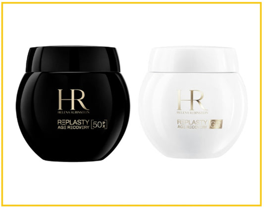 HELENA RUBINSTEIN 赫蓮娜50%玻色因黑白繃帶套裝 HR RE-PLASTY AGE RECOVERY GR DAY AND 50PX NIGHT CREAM DUO SET 50ML X2