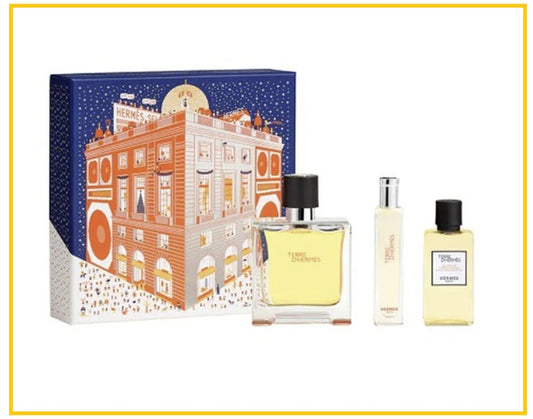HERMES 愛馬仕大地香精香水沐浴露套裝 TERRE D'HERMES PARFUM GIFT BOX DUO SET
