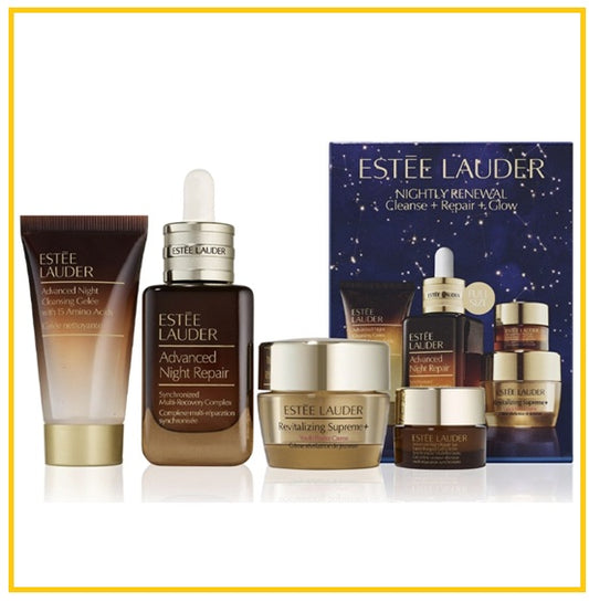 ESTEE LAUDER 雅詩蘭黛四件套裝 NIGHTLY RENEWAL SKINCARE DUO SET