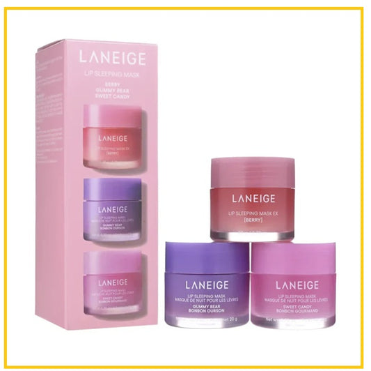 LANEIGE 蘭芝睡眠唇膜三件套裝 LIP SLEEPING MASK TRIO DUO SET 20G X3