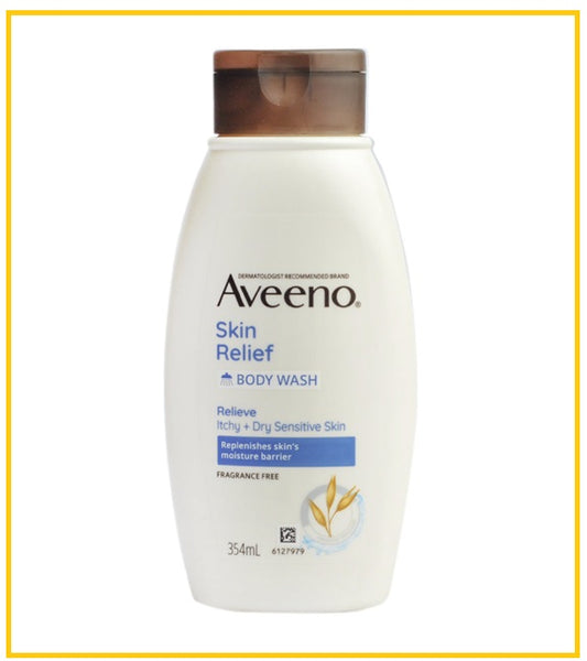 AVEENO 艾惟諾燕麥高效舒緩沐浴露 SKIN RELIEF BODY WASH 354ML