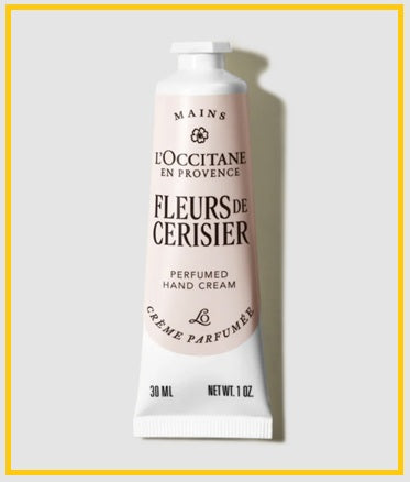 L'OCCITANE FLEURS DE CERISIER HAND CREAM (CHERRY BLOSSOM) 30ML