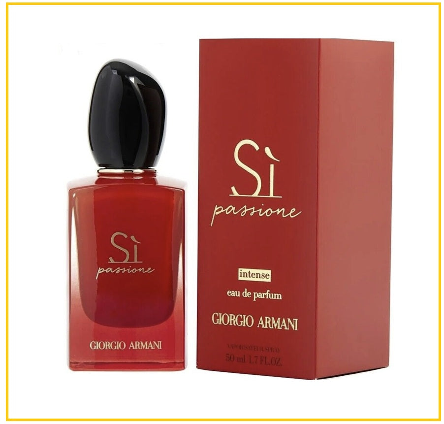 GIORGIO ARMANI 阿瑪尼紅色摯愛濃情版 SI PASSIONE INTENSE EDP 50ML