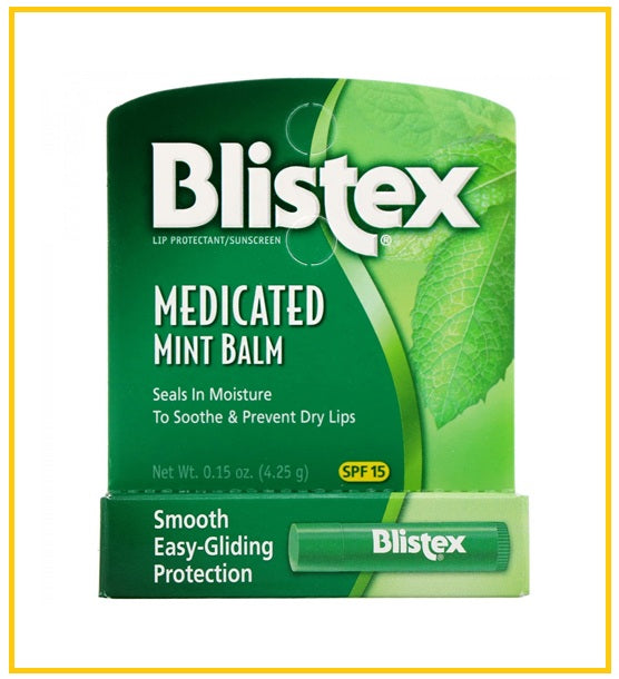 BLISTEX 百蕾適碧唇防曬薄荷味潤唇膏 LIP BALM MEDICATED MINT SPF15 4.25G