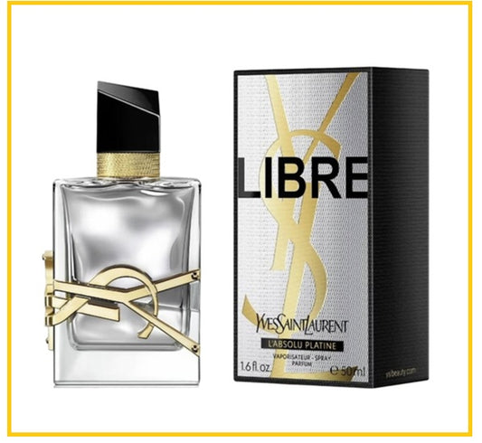 YVES SAINT LAURENT 聖羅蘭自由之水鉑金女士香精香水 YSL LIBRE L'ABSOLU PLATINE FOR WOMEN PARFUM 50ML