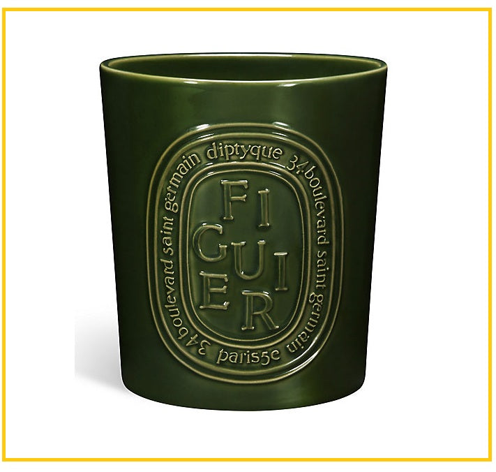 DIPTYQUE 蒂普提克彩色香氛蠟燭無花果 FIGUIER SCENTED CANDLE 600G