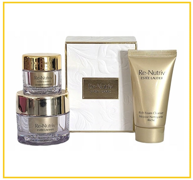 ESTEE LAUDER 雅詩蘭黛白金奢寵黑鑽三套裝 RE NUTRIV ULTIMATE SCULPTED TRANSFORMATION DUO SET