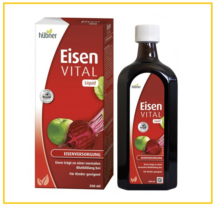 HUBNER EISEN 郝柏娜補鐵元口服液 VITAL IRON LIQUID 500ML