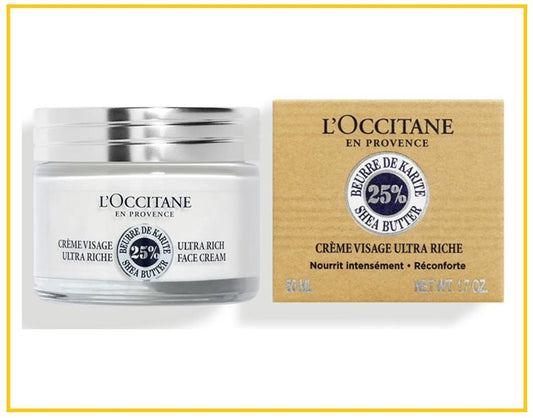 L'OCCITANE SHEA BUTTER 25% ULTRA RICH FACE CREAM 50ML