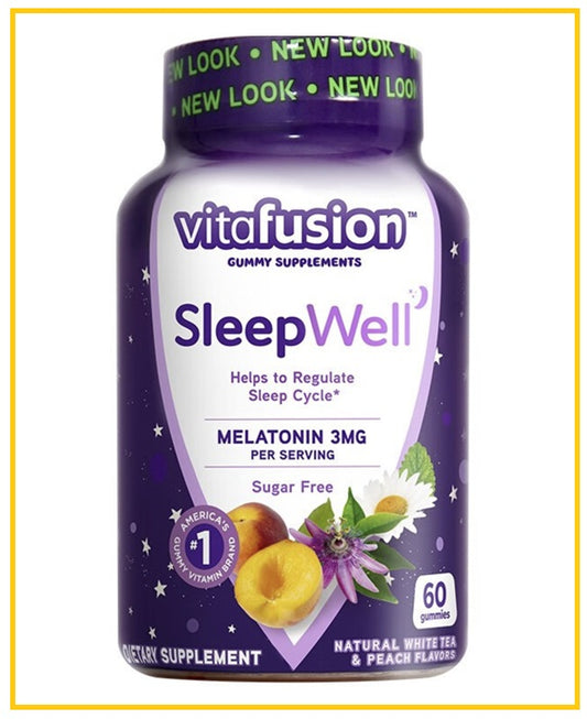 VITAFUSION Melatonin 3mg Sugar-Free 60 Gummies