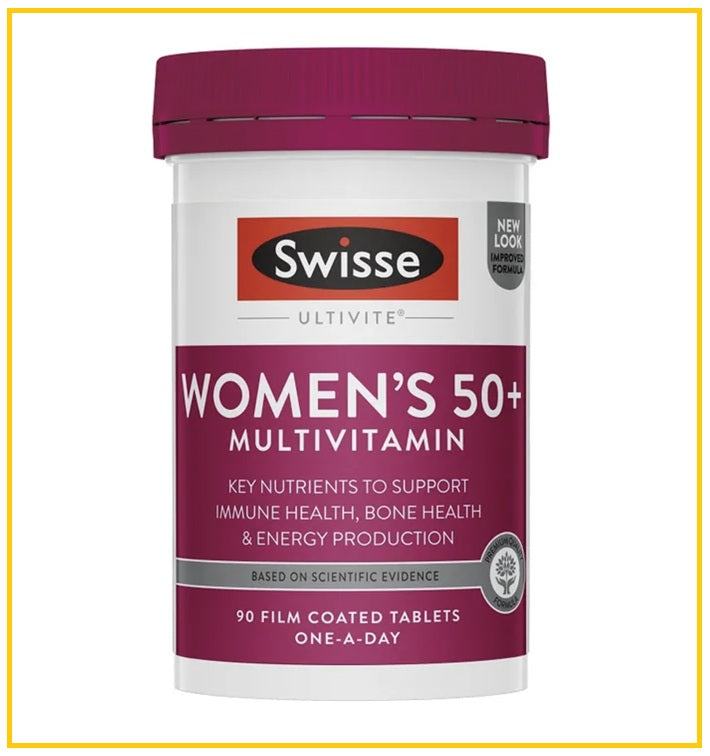 SWISSE 斯維詩50+女士維生素90粒 WOMEN'S MULTIVITAMIN ULTIVITE 50+ 90 TABLETS