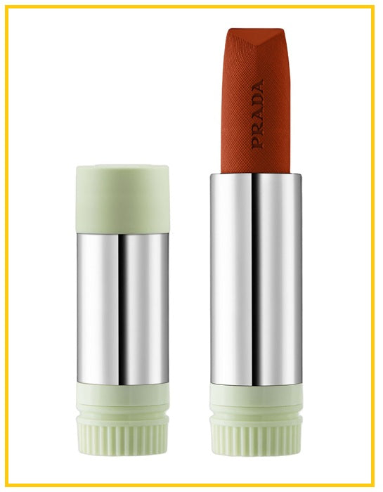 PRADA 普拉達口紅唇膏替換芯 MONOCHROME WEIGHTLESS LIPSTICK #O77 / #P157 3.8G (REFILL)