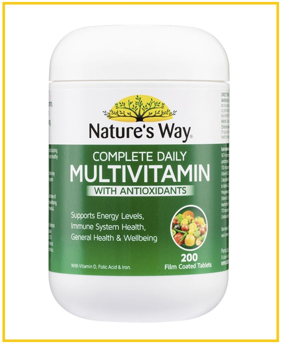 Nature's Way Complete Daily Multivitamin with Antioxidants 200 Tablets