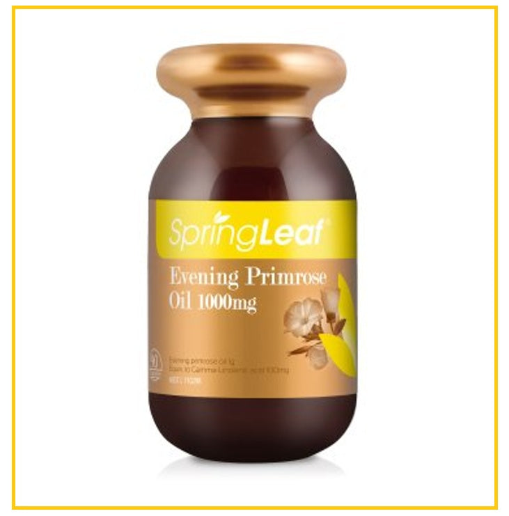 SPRINGLEAF 綠芙月見草油90粒 EVENING PRIMROSE OIL 1000MG 90 CAPSULES
