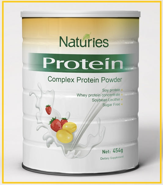 NATURIES High-Content Protein Powder to Boost Immunity (Strawberry Flavor) 454g
