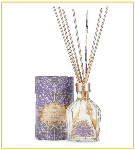 SABON HOME AROMA REED DIFFUSER LAVENDER APPLE & ANISE BLOSSOM 245ML