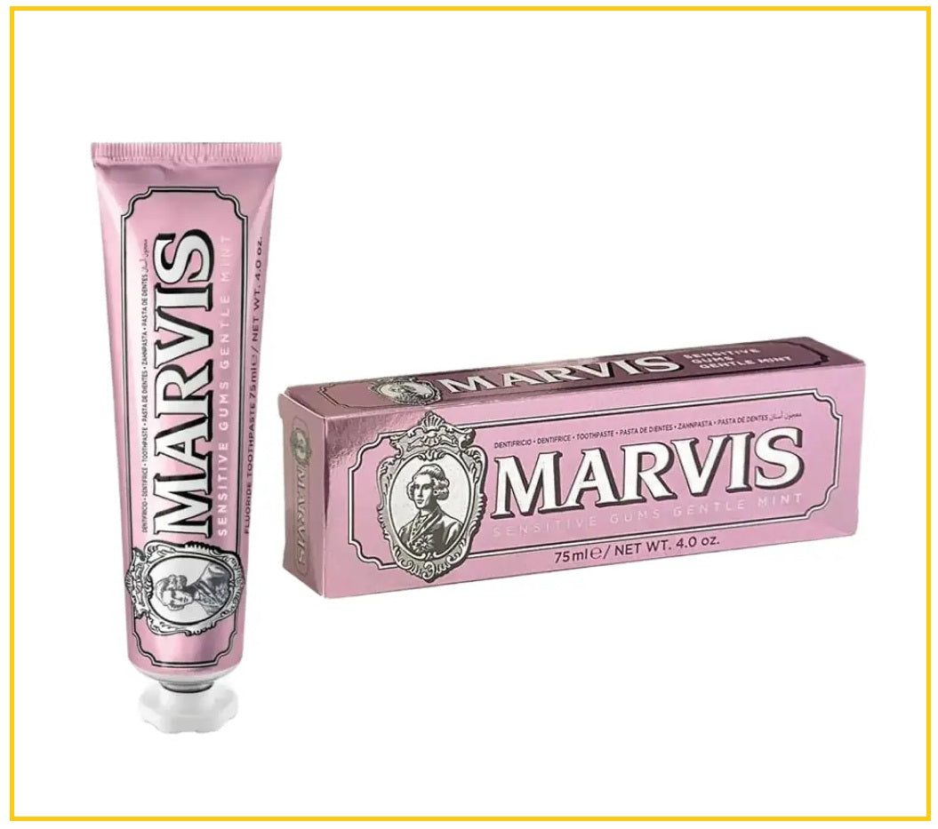 MARVIS 瑪爾斯敏感牙齦溫和薄荷牙膏 SENSITIVE GUMS FLUOR 75ML